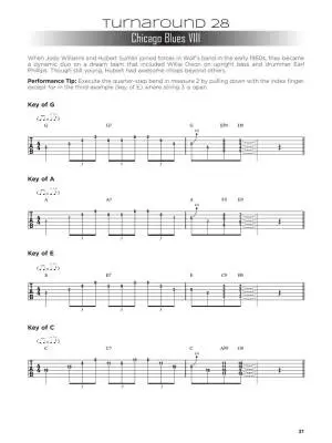 First 50 Blues Turnarounds You Should Play on Guitar - Rubin - Book