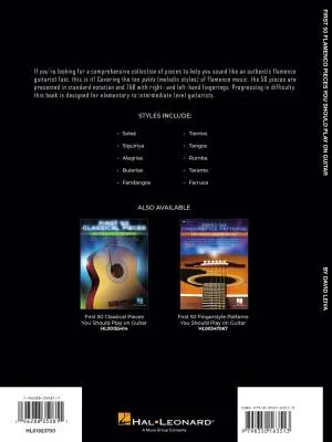 First 50 Flamenco Pieces You Should Play on Guitar - Leiva - Book