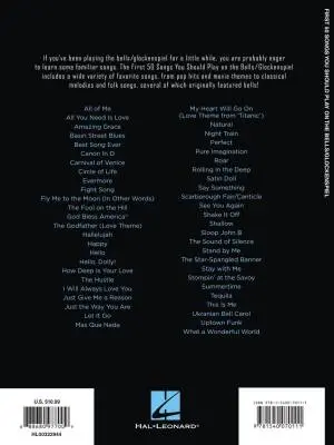 First 50 Songs You Should Play on the Bells/Glockenspiel - Book