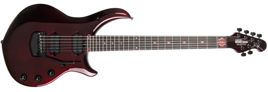 Majesty Premium Select Electric Guitar with Case - Carnelian Red