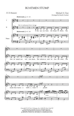 Boatmen Stomp - Gray/Crocker - Choral Octavo - 2-Pt Accompanied