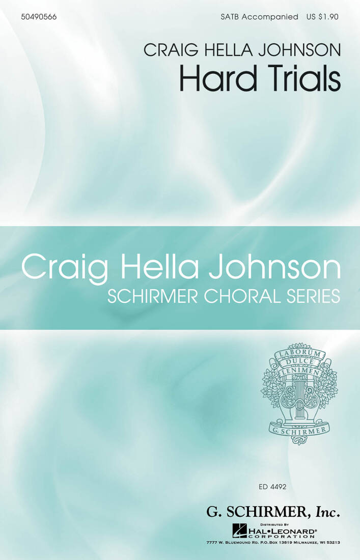Hard Trials - Johnson - Choral Octavo - SATB Accompanied
