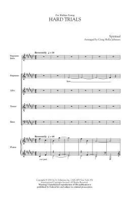 Hard Trials - Johnson - Choral Octavo - SATB Accompanied