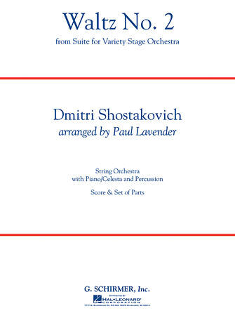 Waltz (from Jazz Suite No. 2) - Shostakovich - Full Score