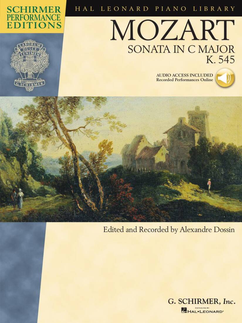 Piano Sonata in C Major, K.545 - Mozart/Doss - Piano - Book/Audio Online