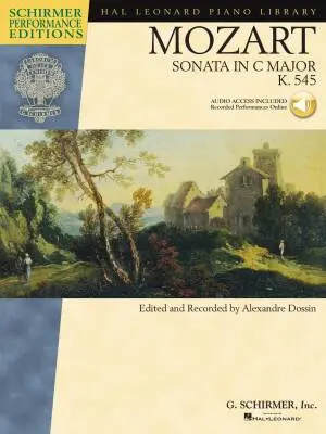 G. Schirmer Inc. - Piano Sonata in C Major, K.545 - Mozart/Doss - Piano - Book/Audio Online