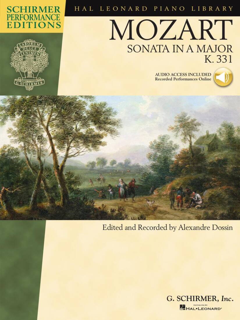 Piano Sonata in A Major, K.331 - Mozart/Dossin - Piano - Book/Audio Online