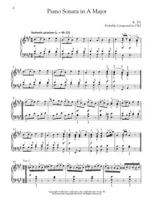 Piano Sonata in A Major, K.331 - Mozart/Dossin - Piano - Book/Audio Online