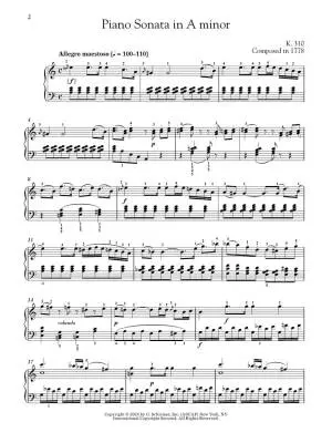 Sonata in A Minor, K.310 - Mozart/Dossin - Piano - Book