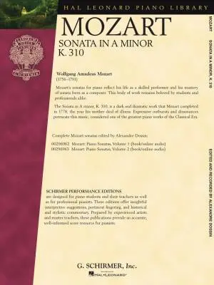 Sonata in A Minor, K.310 - Mozart/Dossin - Piano - Book