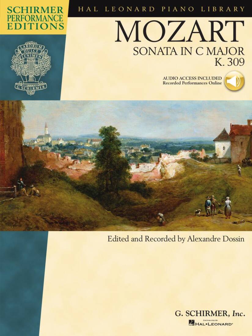 Sonata in C Major, K.309 - Mozart/Dossin - Piano - Book/Audio Online