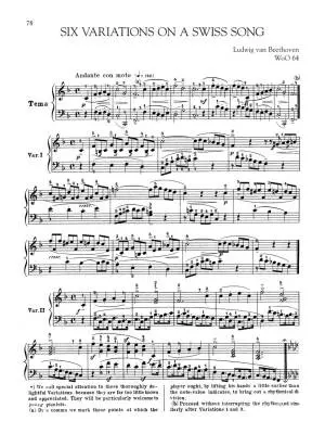 Selected Piano Pieces, Early Intermediate to Intermediate - Beethoven - Piano - Book