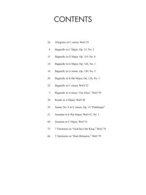 Selected Piano Pieces, Upper Intermediate - Beethoven - Piano - Book