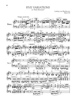 Selected Piano Pieces, Upper Intermediate - Beethoven - Piano - Book