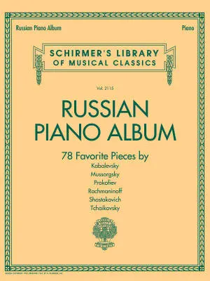 G. Schirmer Inc. - Russian Piano Album - Piano - Book