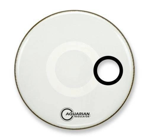 Regulator Series Bass Drum Head w/White Hole - 22\'\'