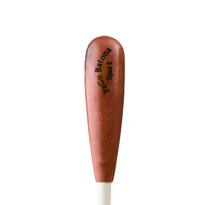 Pagu Batons - Opus Small with Basic Fulcrum Grip - 12, Reddish Wood