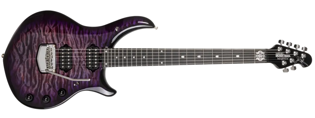 Majesty Premium Select Electric Guitar with Case - Purple Nebula II