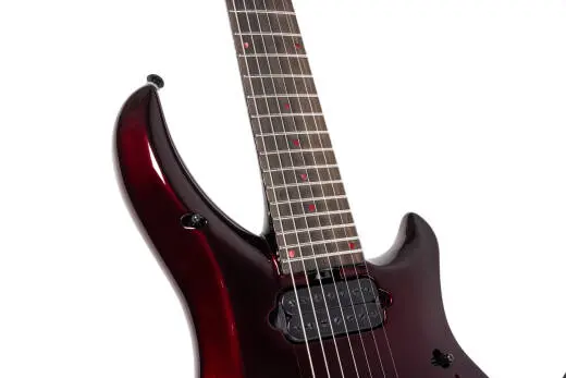 Majesty Premium Select 7-String Electric Guitar with Case - Carnelian Red