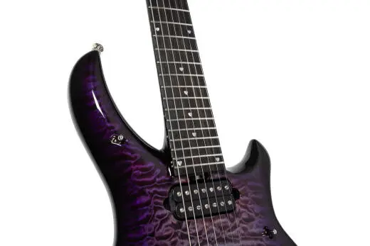 Majesty Premium Select 7-String Electric Guitar with Case - Purple Nebula II