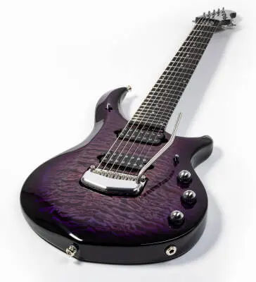 Majesty Premium Select 7-String Electric Guitar with Case - Purple Nebula II