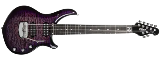 Ernie Ball Music Man - Majesty Premium Select 7-String Electric Guitar with Case - Purple Nebula II