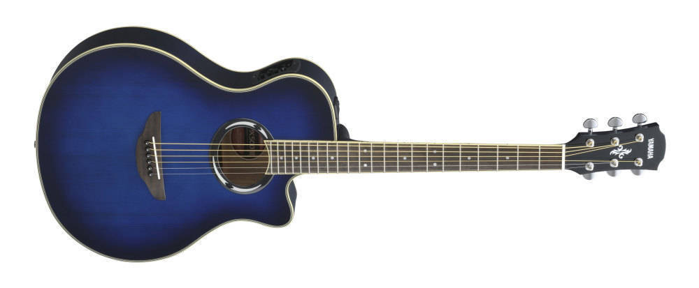 APX Acoustic/Electric Cutaway Guitar - Oriental Blue Burst