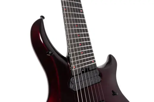 Majesty Premium Select 8-String Electric Guitar with Case - Carnelian Red