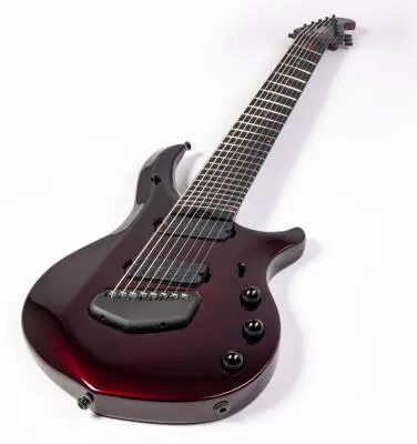 Majesty Premium Select 8-String Electric Guitar with Case - Carnelian Red