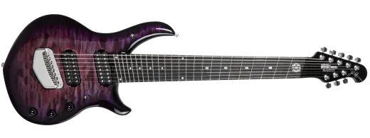 Ernie Ball Music Man - Majesty Premium Select 8-String Electric Guitar with Case - Purple Nebula II