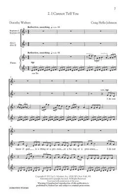 Dorothy Poems - Johnson/Walters - Choral Octavo - SSAA Accompanied