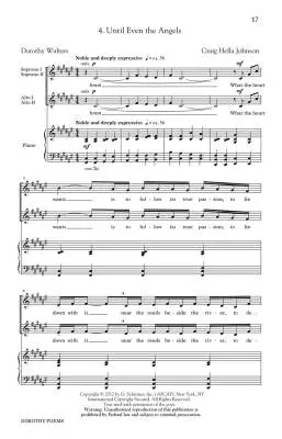 Dorothy Poems - Johnson/Walters - Choral Octavo - SSAA Accompanied