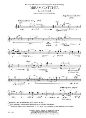 Dream Catcher - Thomas - Violin - Sheet