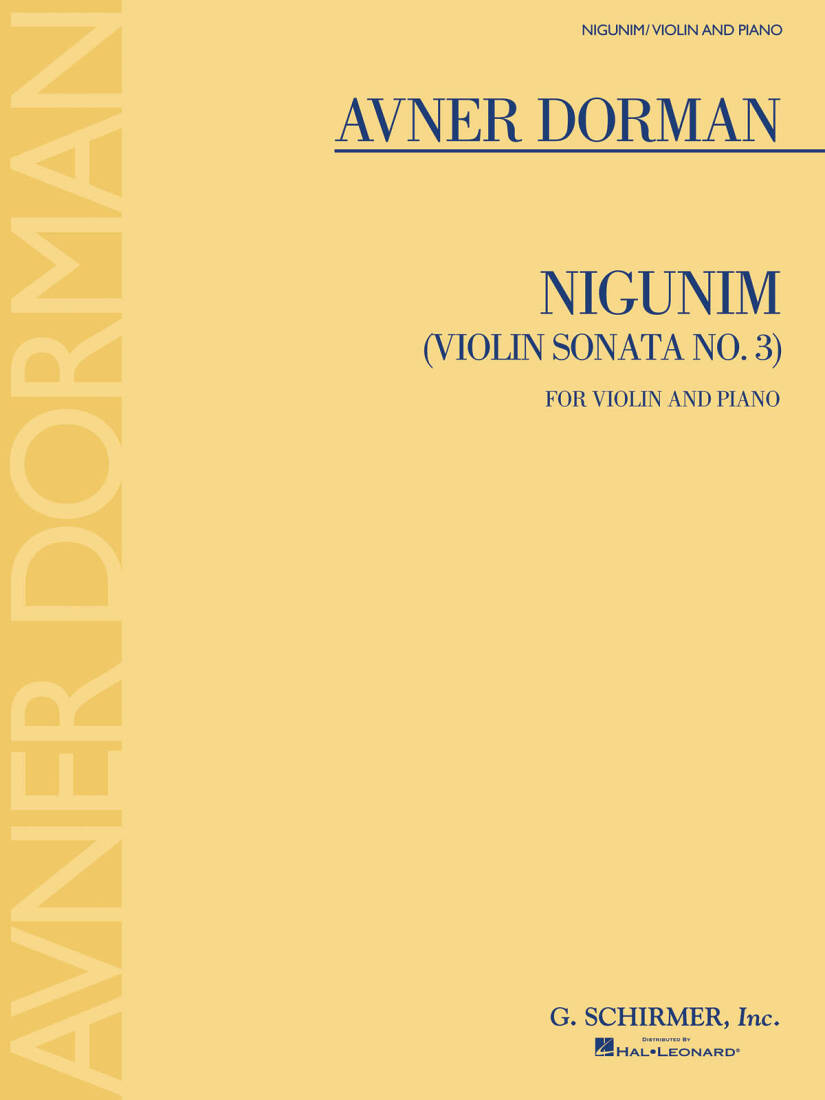 Nigunim (Violin Sonata No. 3) - Dorman - Violin/Piano - Book