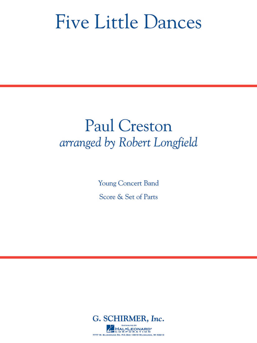 Five Little Dances - Creston/Longfield - Concert Band - Gr. 3
