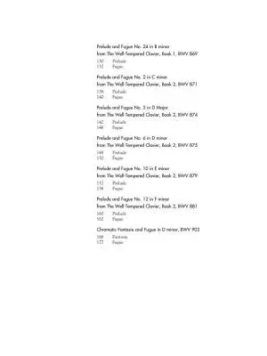 Favorite Piano Works - Bach - Piano - Book
