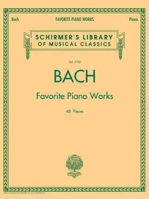G. Schirmer Inc. - Favorite Piano Works - Bach - Piano - Book