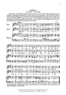 Practical Method of Italian Singing - Vaccai - High Soprano - Book/Audio Online