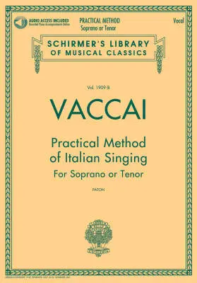 Practical Method of Italian Singing - Vaccai - Soprano/Tenor - Book/Audio Online