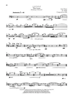 The G. Schirmer Cello Anthology: 12 Works from the 20th Century