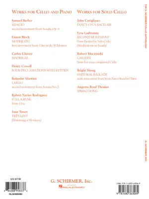 The G. Schirmer Cello Anthology: 12 Works from the 20th Century