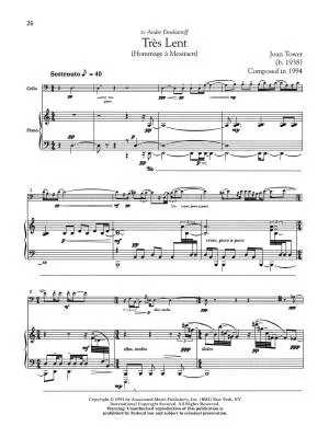 The G. Schirmer Cello Anthology: 12 Works from the 20th Century