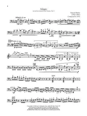 The G. Schirmer Cello Anthology: 12 Works from the 20th Century
