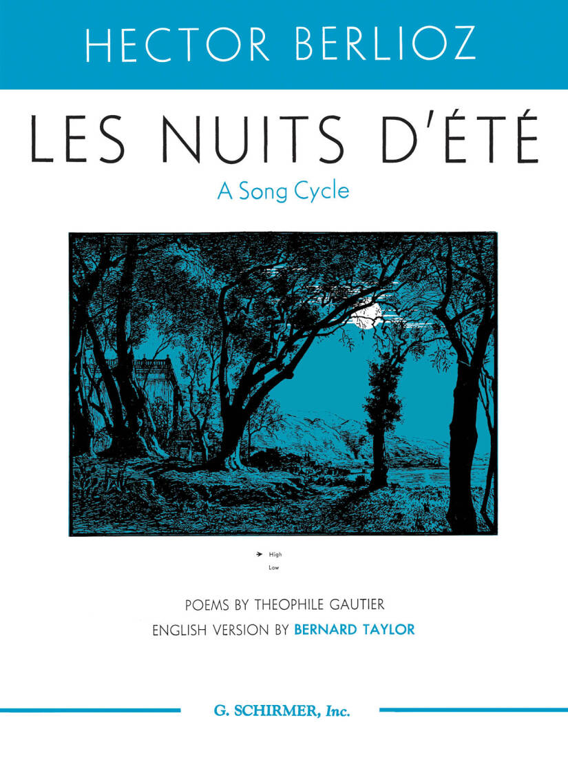 Les Nuits d\'Ete - Berlioz - High Voice - Book
