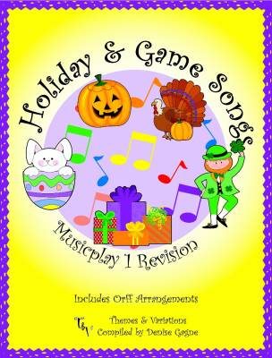 Themes & Variations - Holiday And Game Songs - Gagne - Book/CD