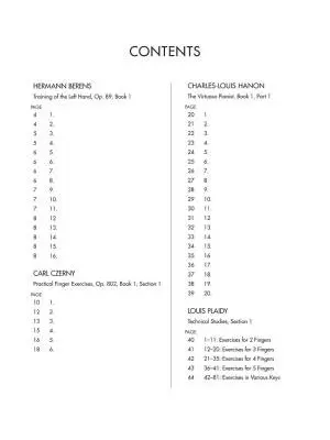 Scales and Finger Exercises - Piano - Book