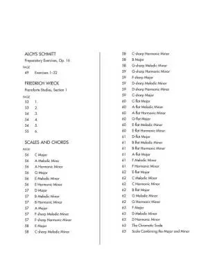 Scales and Finger Exercises - Piano - Book