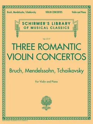 G. Schirmer Inc. - Three Romantic Violin Concertos - Violin/Piano - Book