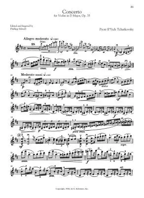 Three Romantic Violin Concertos - Violin/Piano - Book