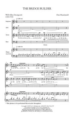 The Bridge Builder - MacDonald - Choral Octavo - SATB A Cappella